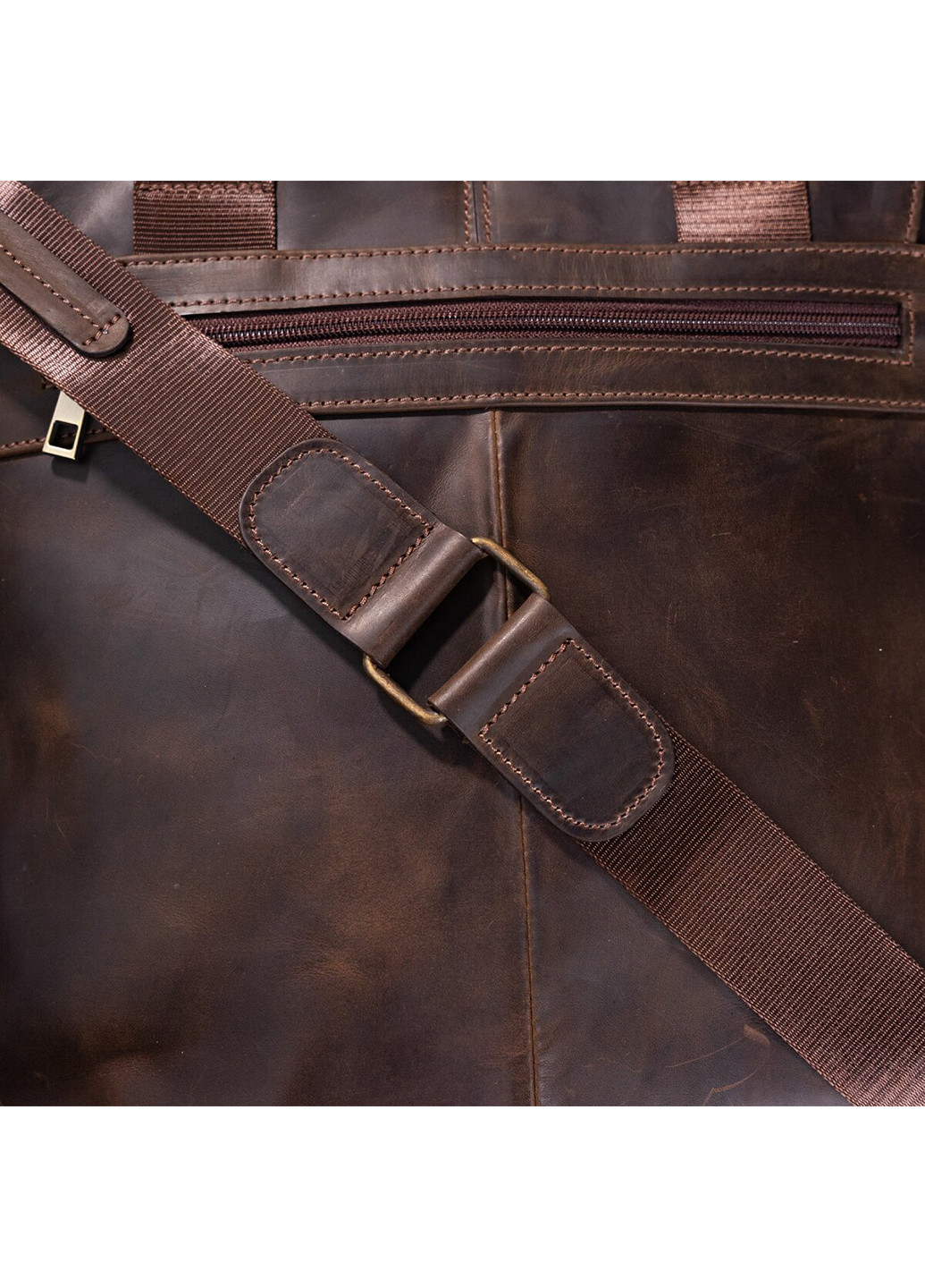 Мужская кожаная сумка 28х32х9 см Shvigel (252131459)