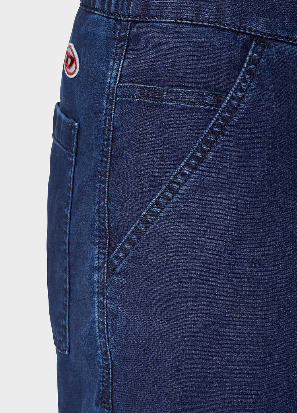 Синие демисезонные прямые джинсы Diesel