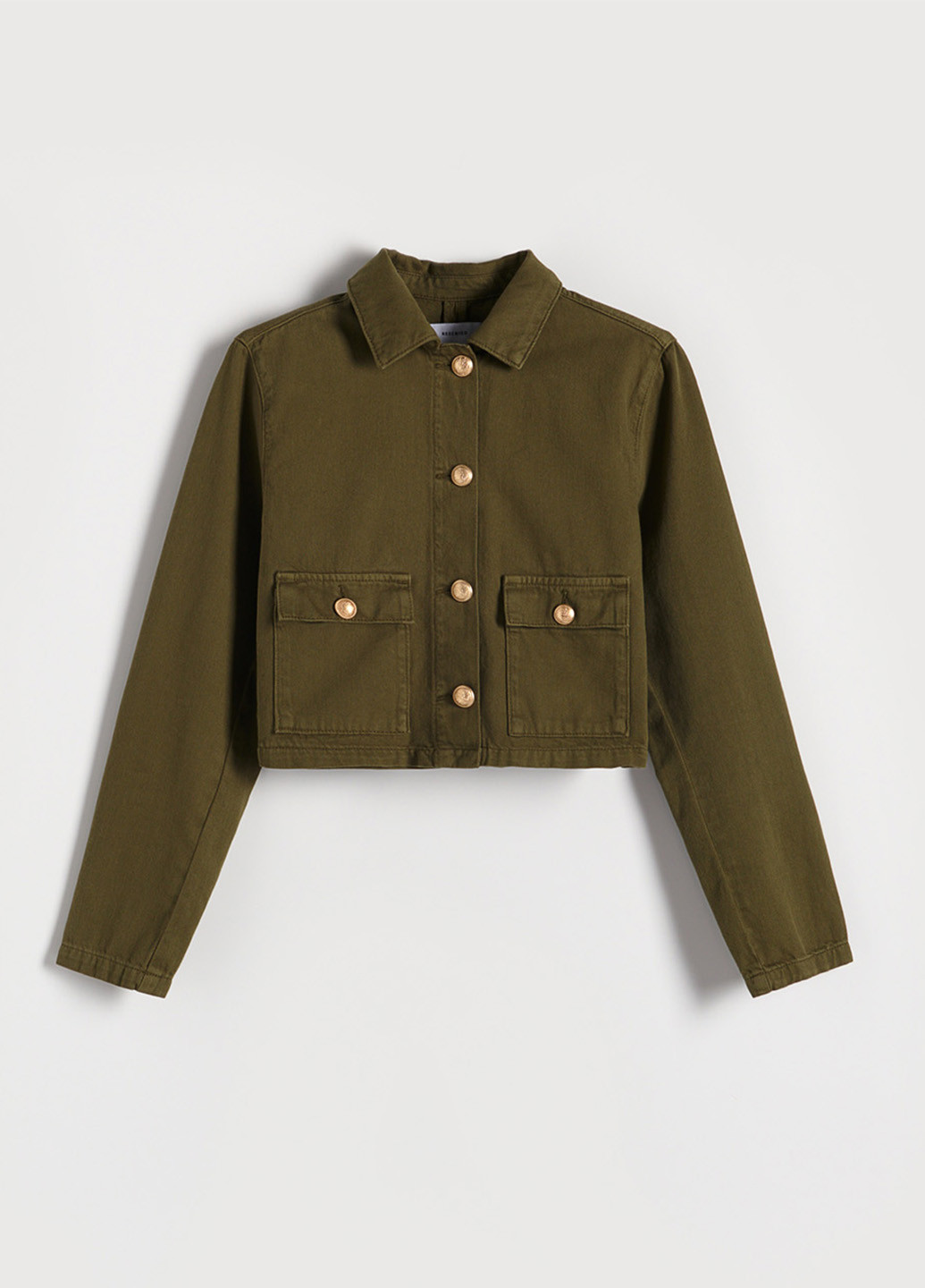 Оливковая (хаки) демисезонная куртка Reserved