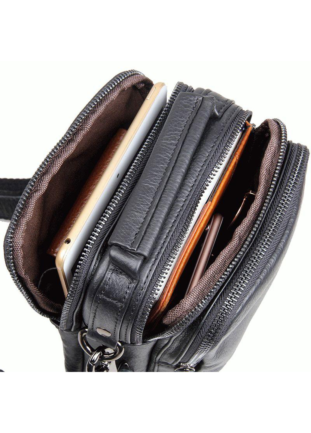 Чоловіча шкіряна борсетка 14х21х11 см Buffalo Bags (255709553)