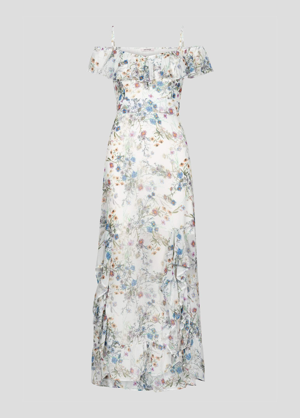 Білий кежуал сукня Orsay з квітковим принтом