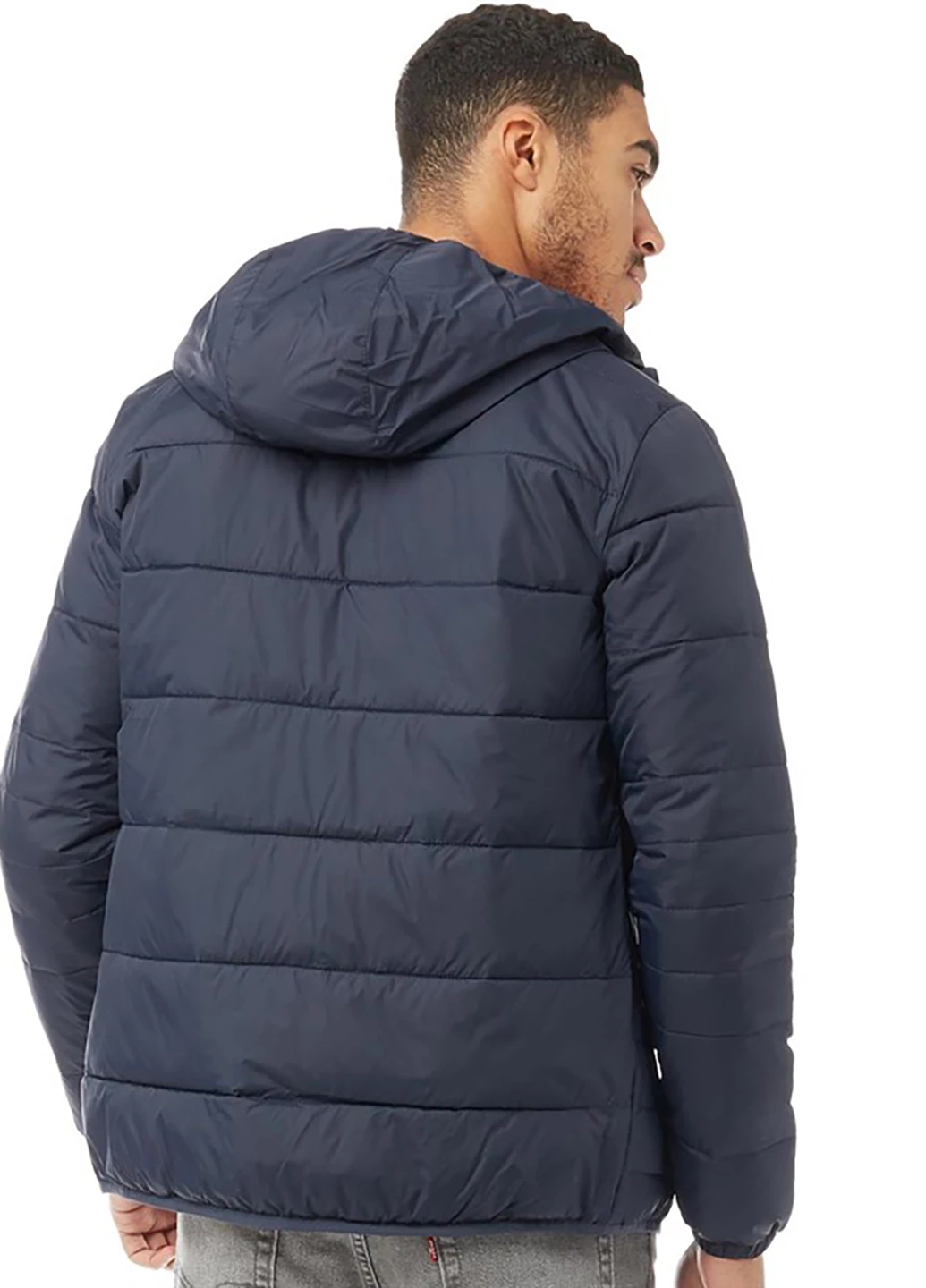Темно-синяя демисезонная куртка Jack & Jones