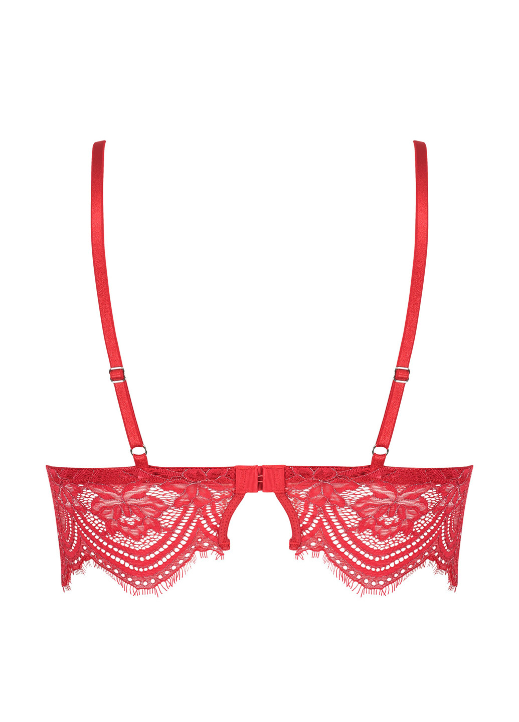 Червоний бралетт бюстгальтер Hunkemoller без кісточок поліамід