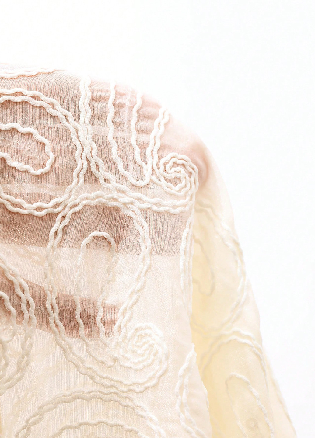 Бежевая блуза SHEIN