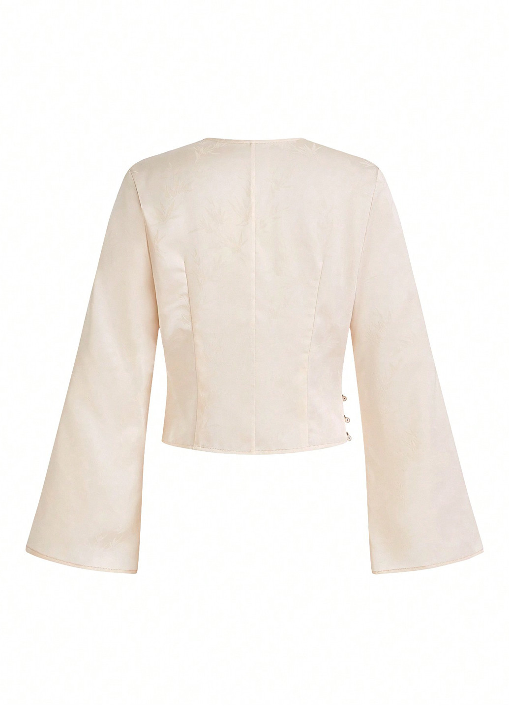 Кремова блуза на запах SHEIN