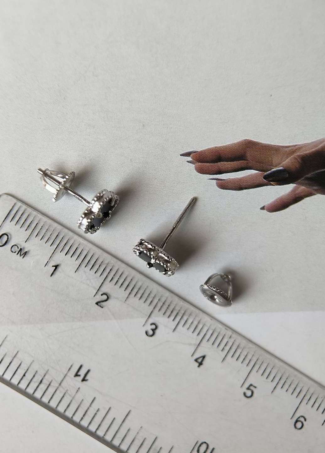 Сережки Silver Flame (336574540)