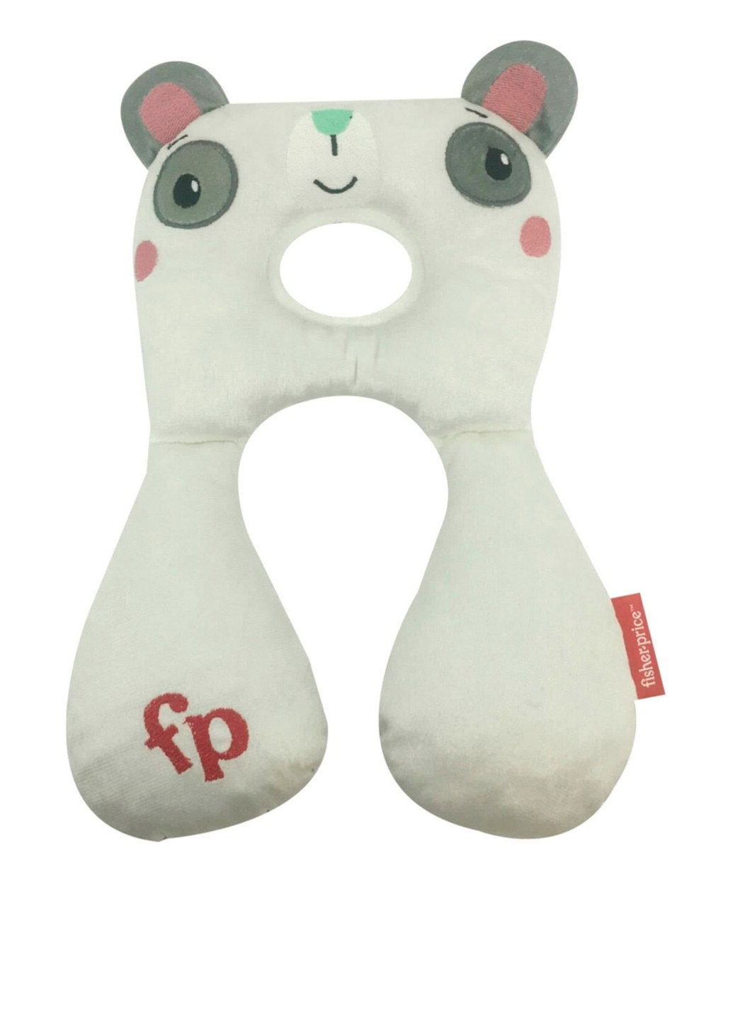 Подушка-игрушка Панда для путешествий, 20x28x6 см Fisher-Price (286321423)
