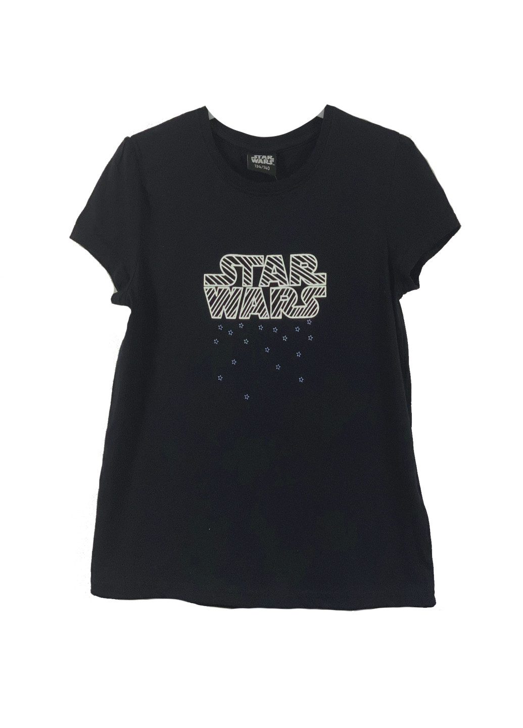 Черная летняя футболка Star Wars