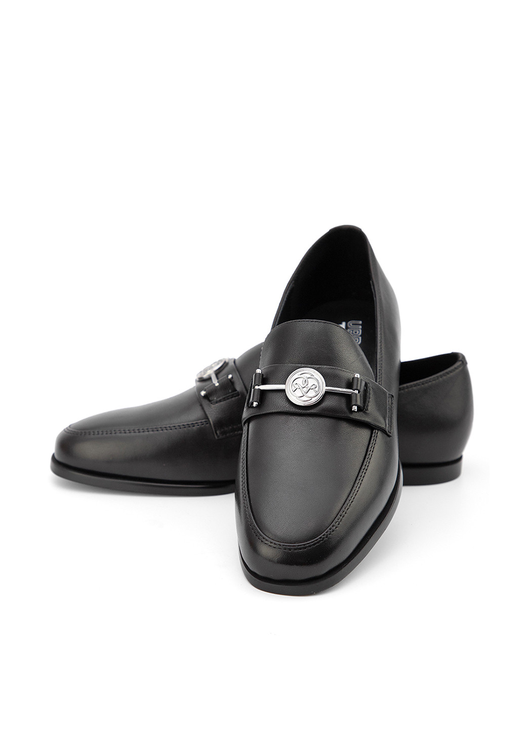 Respect Туфлі лофери чорний з натуральна шкіра, україна — демісезон (306619487)