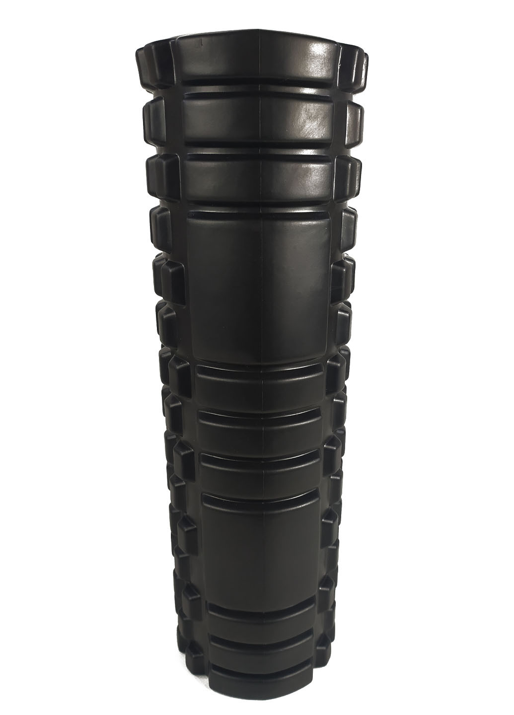 Массажный ролик Grid Roller v2.1 45 см черный (роллер, валик, цилиндр) EasyFit (237657528)