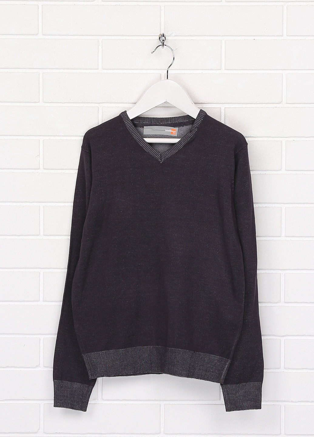 Темно-сірий демісезонний пуловер пуловер IntelliGent store