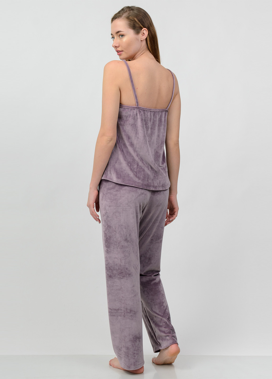 Сиреневая всесезон пижама (топ, брюки) топ + брюки SWEET NIGHT