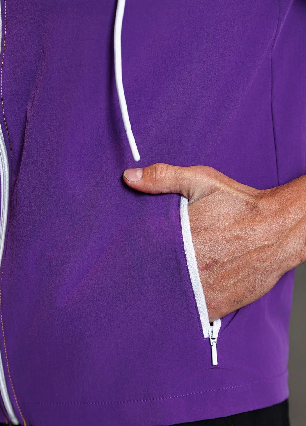 Фіолетова демісезонна вітровка SHEIN