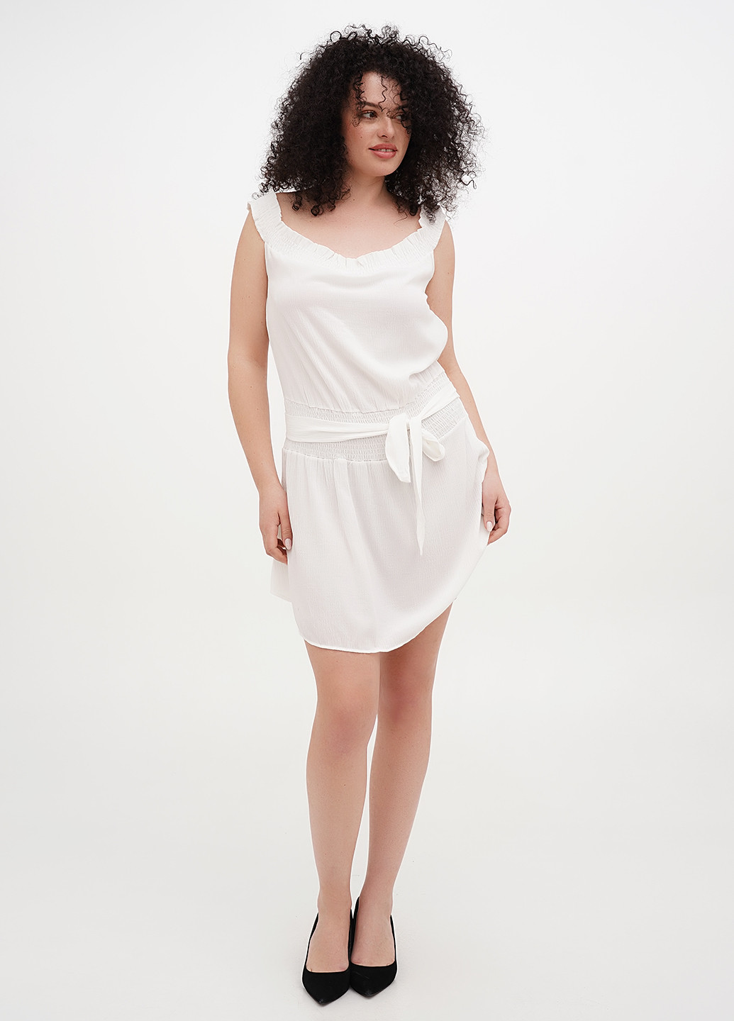 Білий кежуал сукня Imperial однотонна