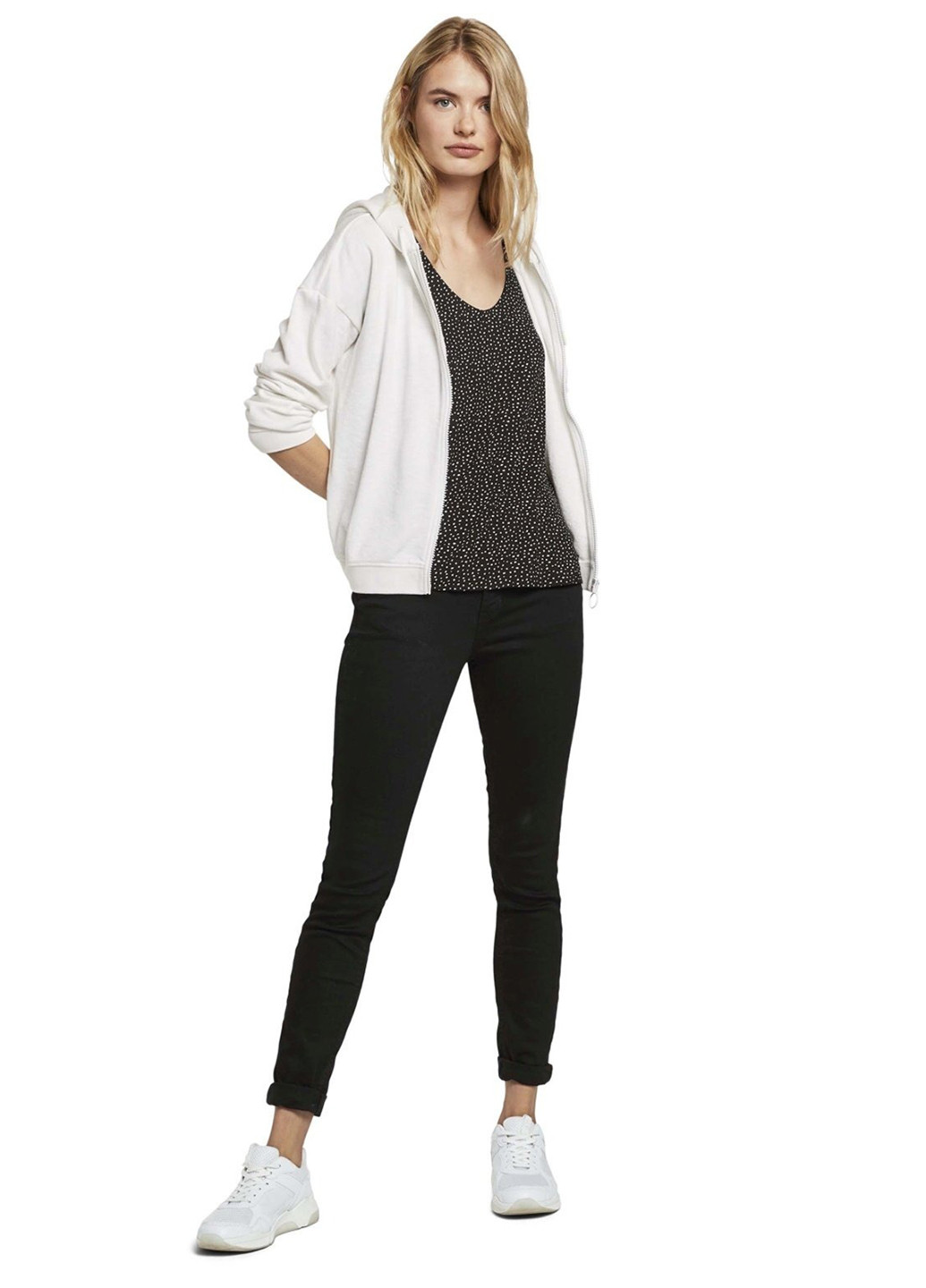 Чёрная блуза Tom Tailor