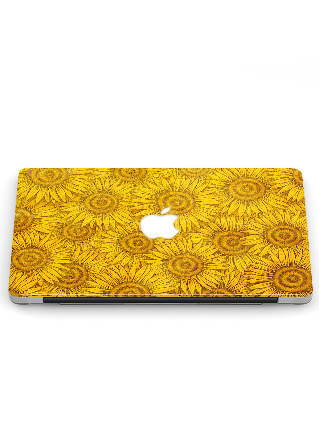 Чехол пластиковый для Apple MacBook Pro Retina 13 A1502 / А1425 Паттерн подсолнухов (Sunflower pattern) (6352-2359) MobiPrint (218867753)