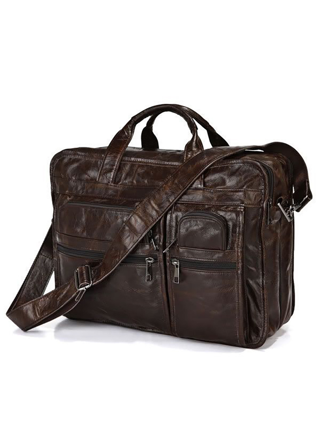 Чоловіча шкіряна сумка 39,5х30,5х15,5 см Vintage (252128244)