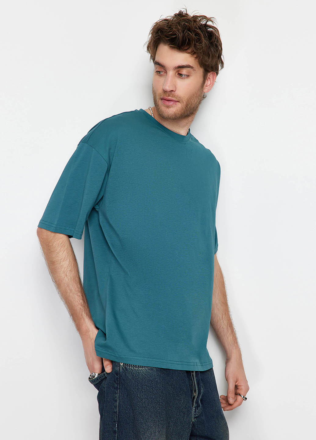 Зелена футболка Trendyol