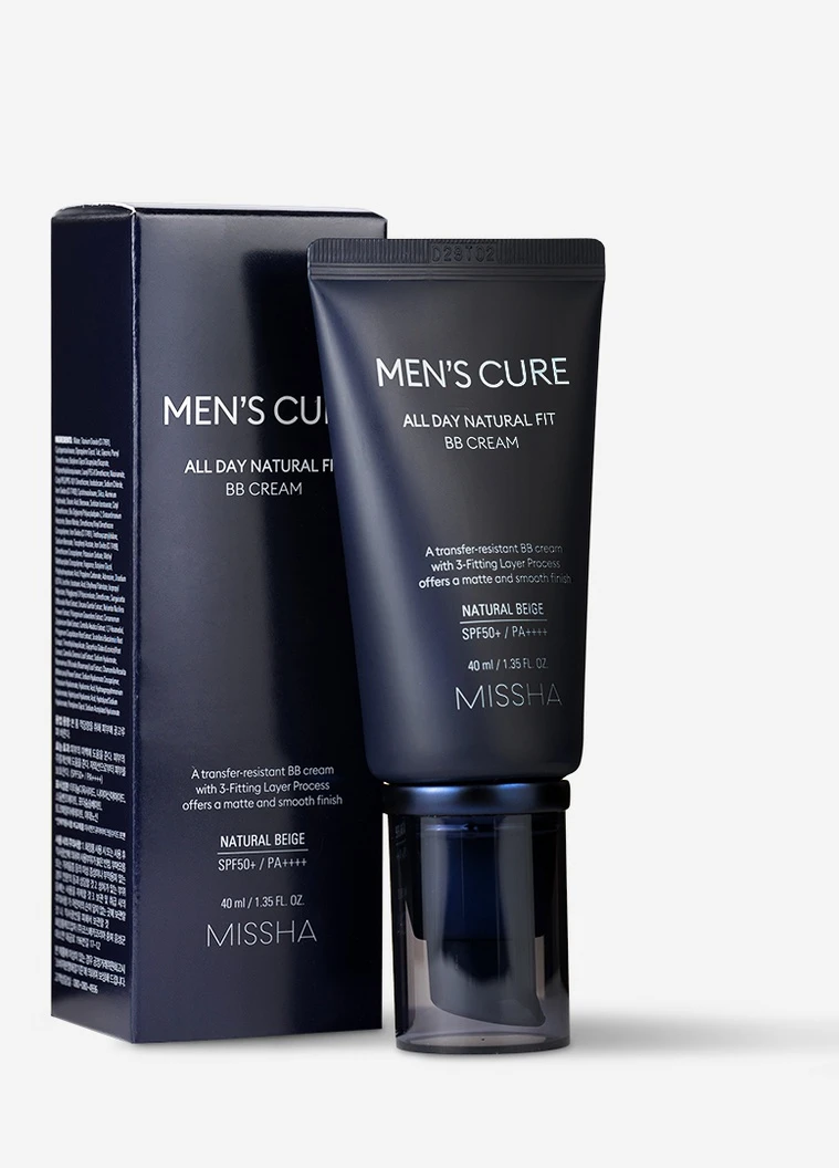 MISSHA ВВ крем мужской натуральный бежевый SPF50+/PA++++, 40 мл — Крем, Южная Корея (248673590)