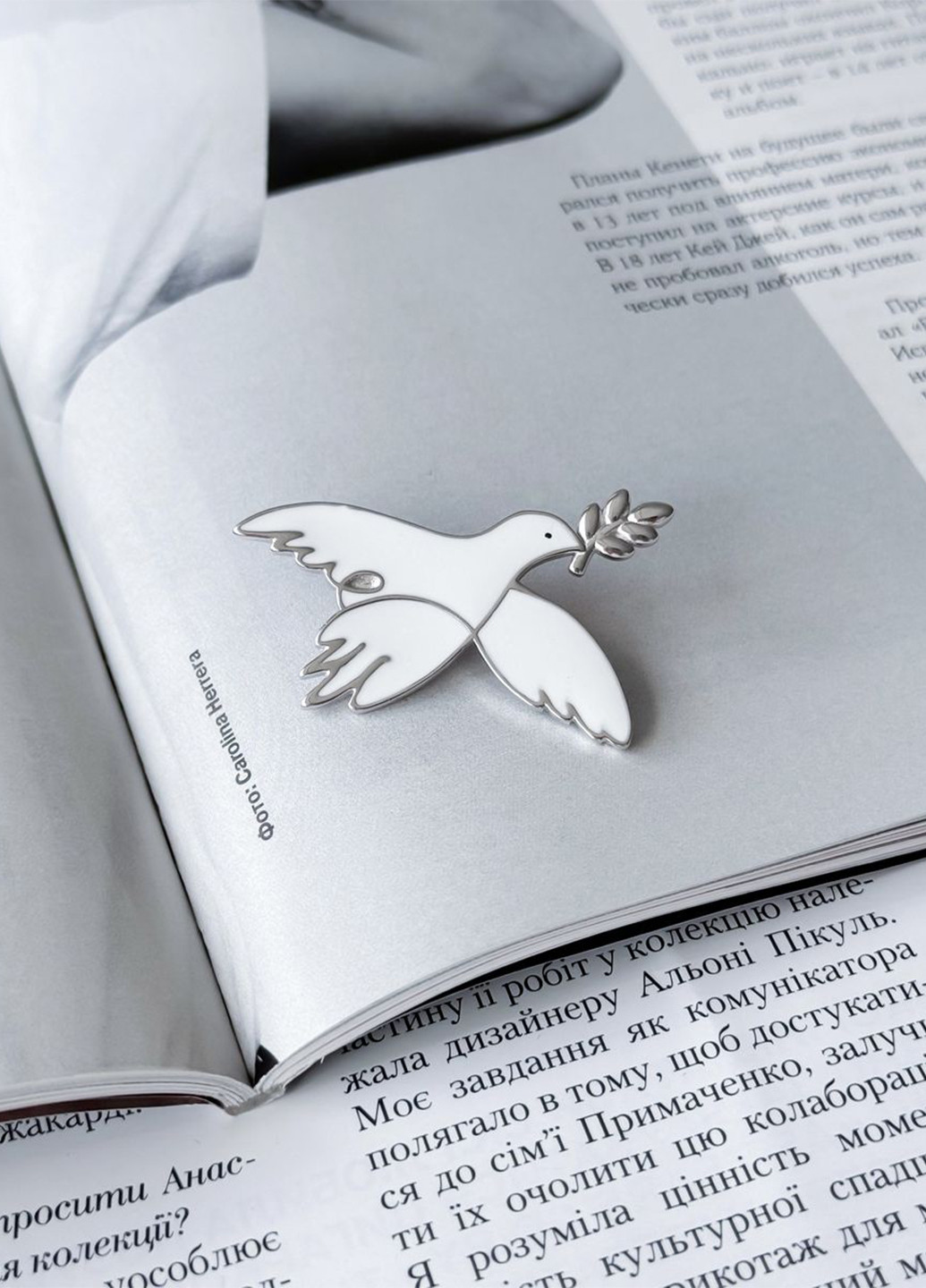 Брошь Silver Flame (295366000)