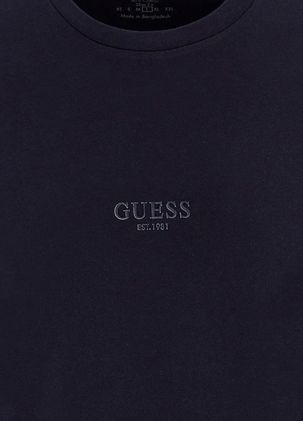 Черная футболка Guess