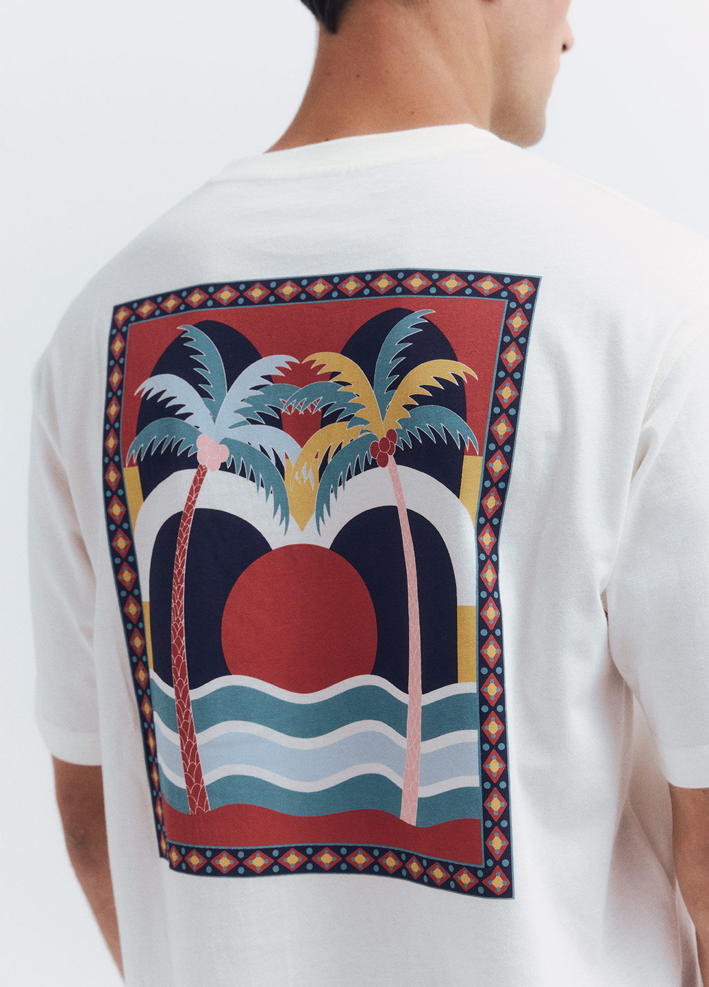 Біла футболка Springfield