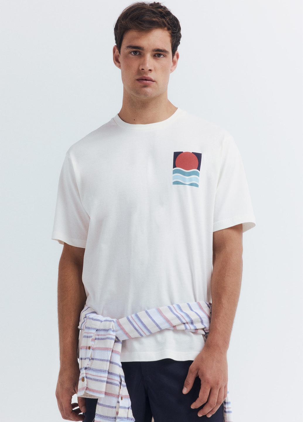 Біла футболка Springfield