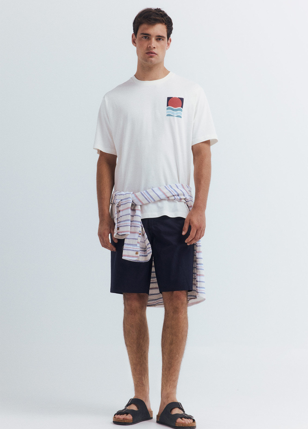 Біла футболка Springfield