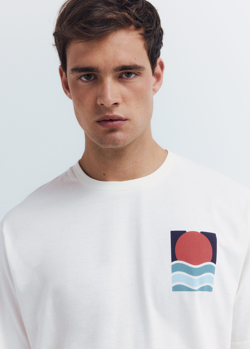 Біла футболка Springfield