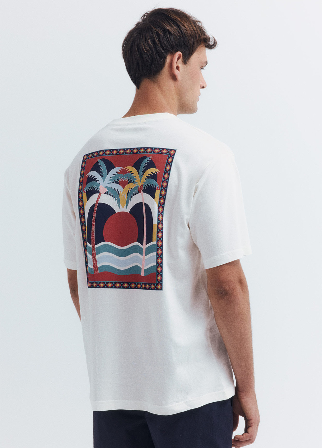 Біла футболка Springfield