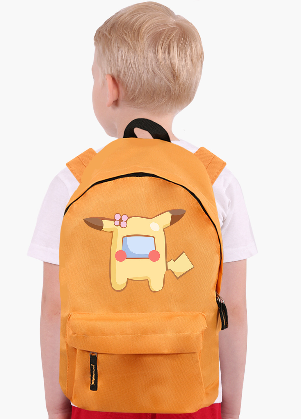 Детский рюкзак Амонг Ас Покемон Пікачу (Among Us Pokemon Pikachu) (9263-2419) MobiPrint (217075342)
