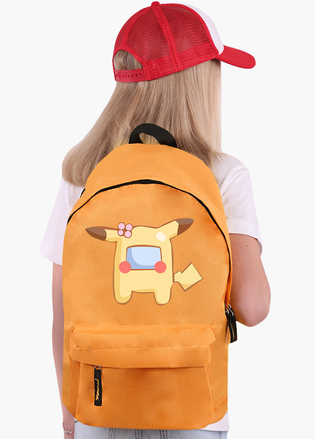 Детский рюкзак Амонг Ас Покемон Пікачу (Among Us Pokemon Pikachu) (9263-2419) MobiPrint (217075342)
