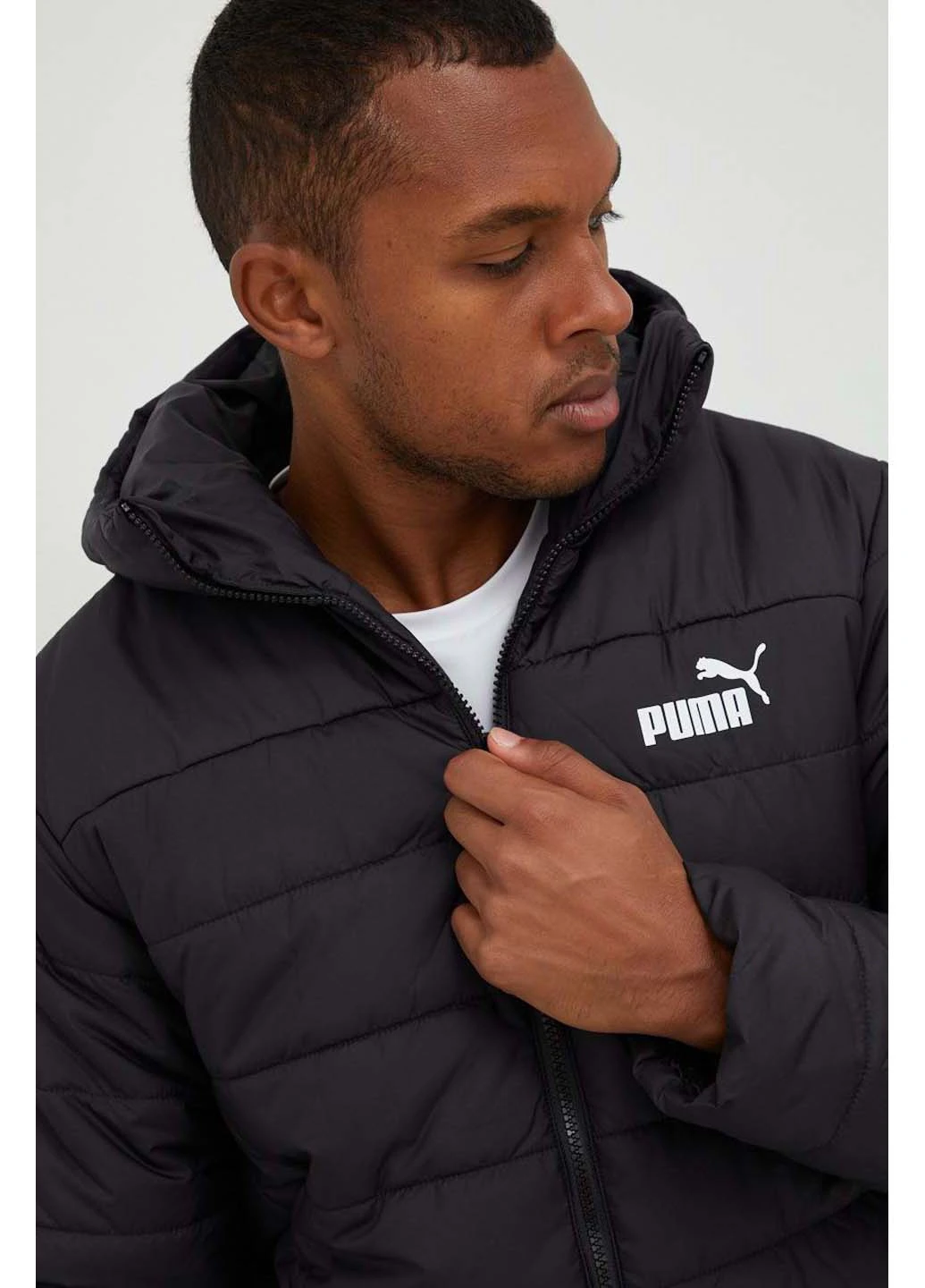 Чорний демісезонний Пуховик Puma