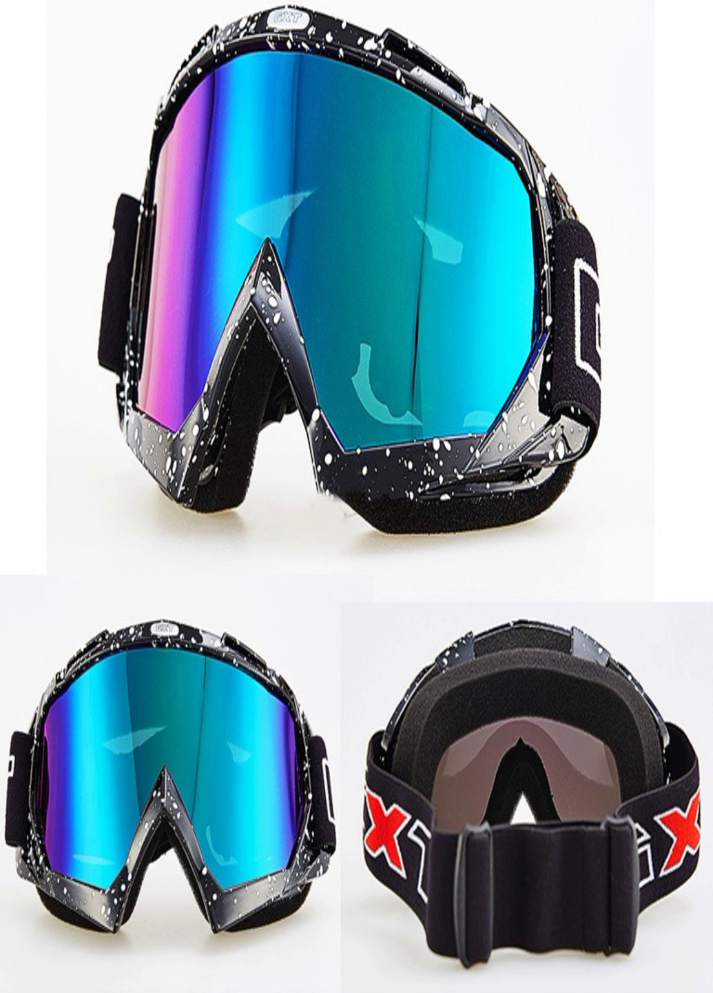 Вело мото маска горнолыжные очки лыжные (23115897) Черные Francesco Marconi (209509512)