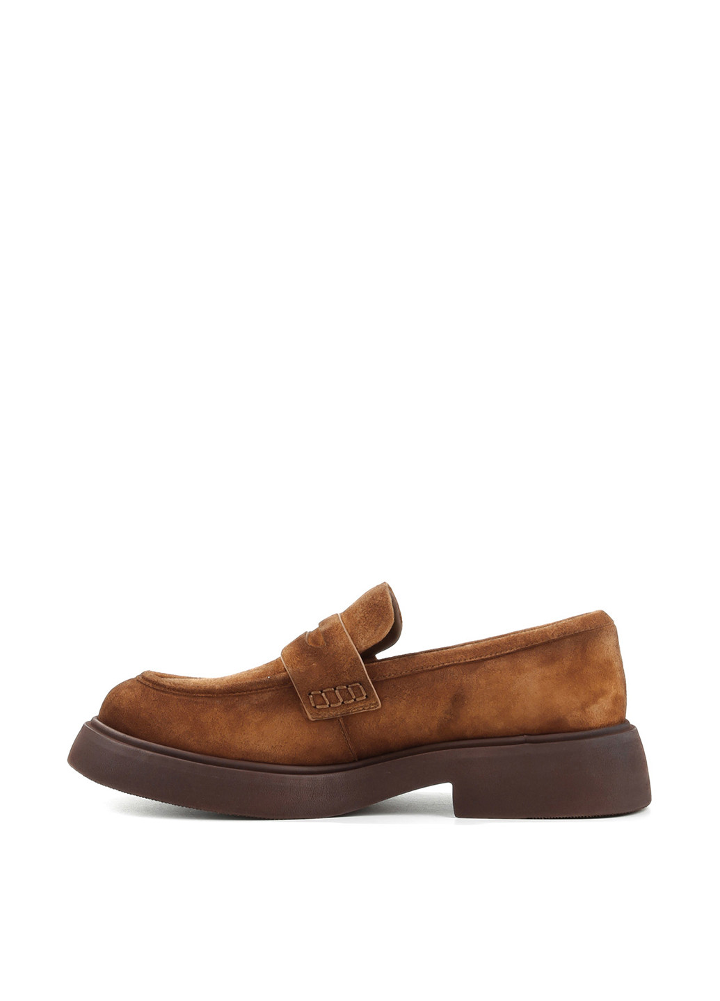 Le'BERDES Туфлі лофери коричневий з натуральна замша, україна — демісезон (322088011)