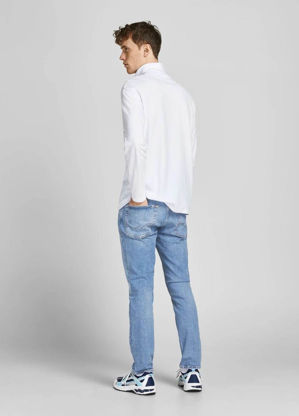 Голубые демисезонные джинсы JACK&JONES