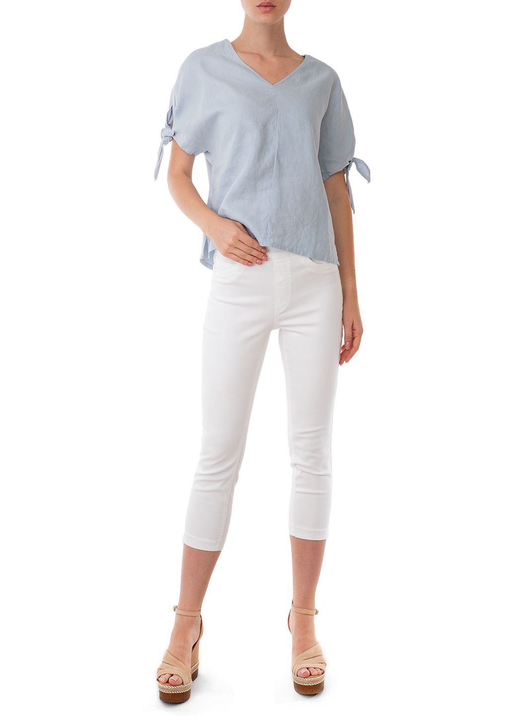 Голубая блуза Oui