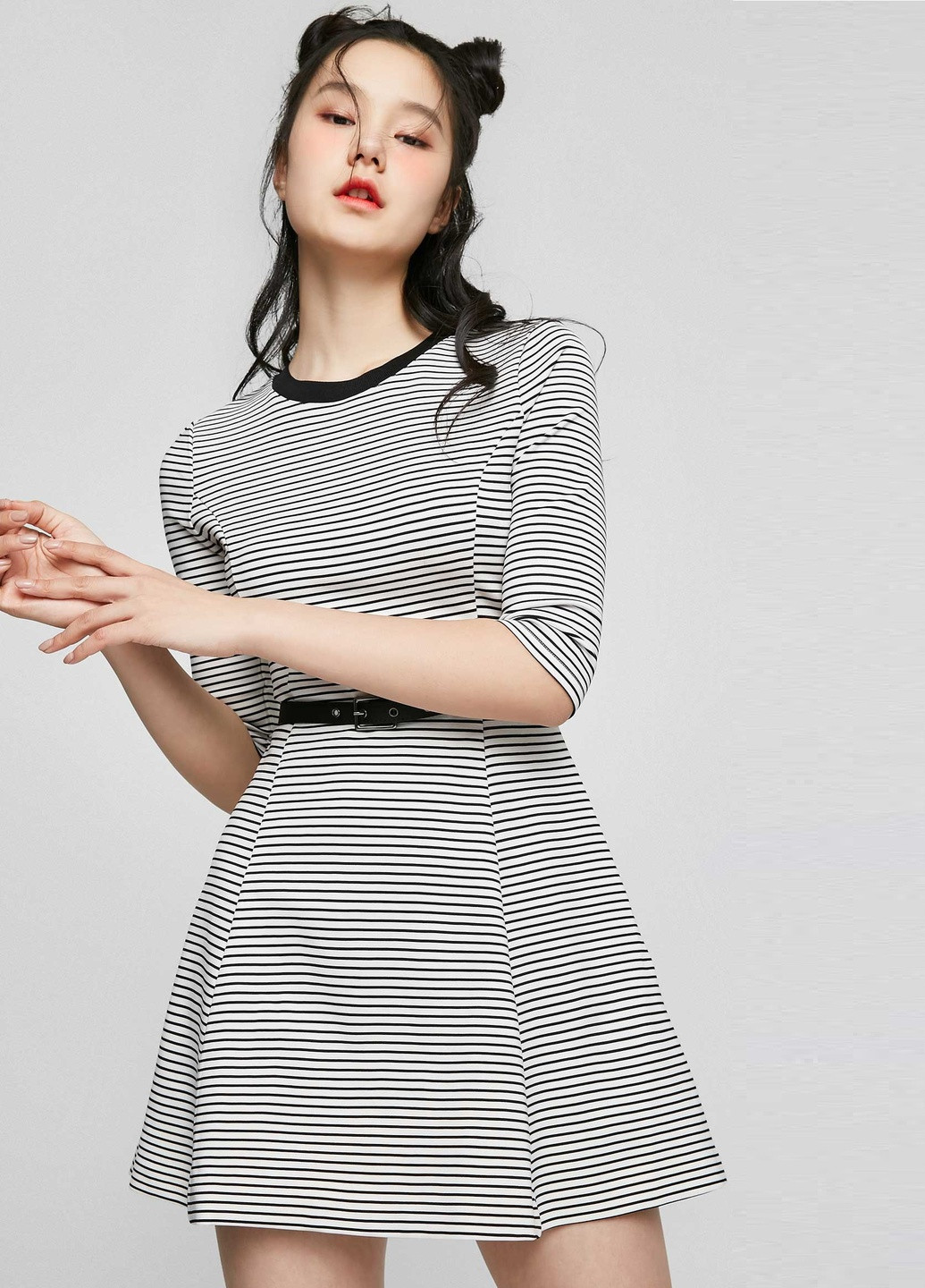 Комбинированное платье Only