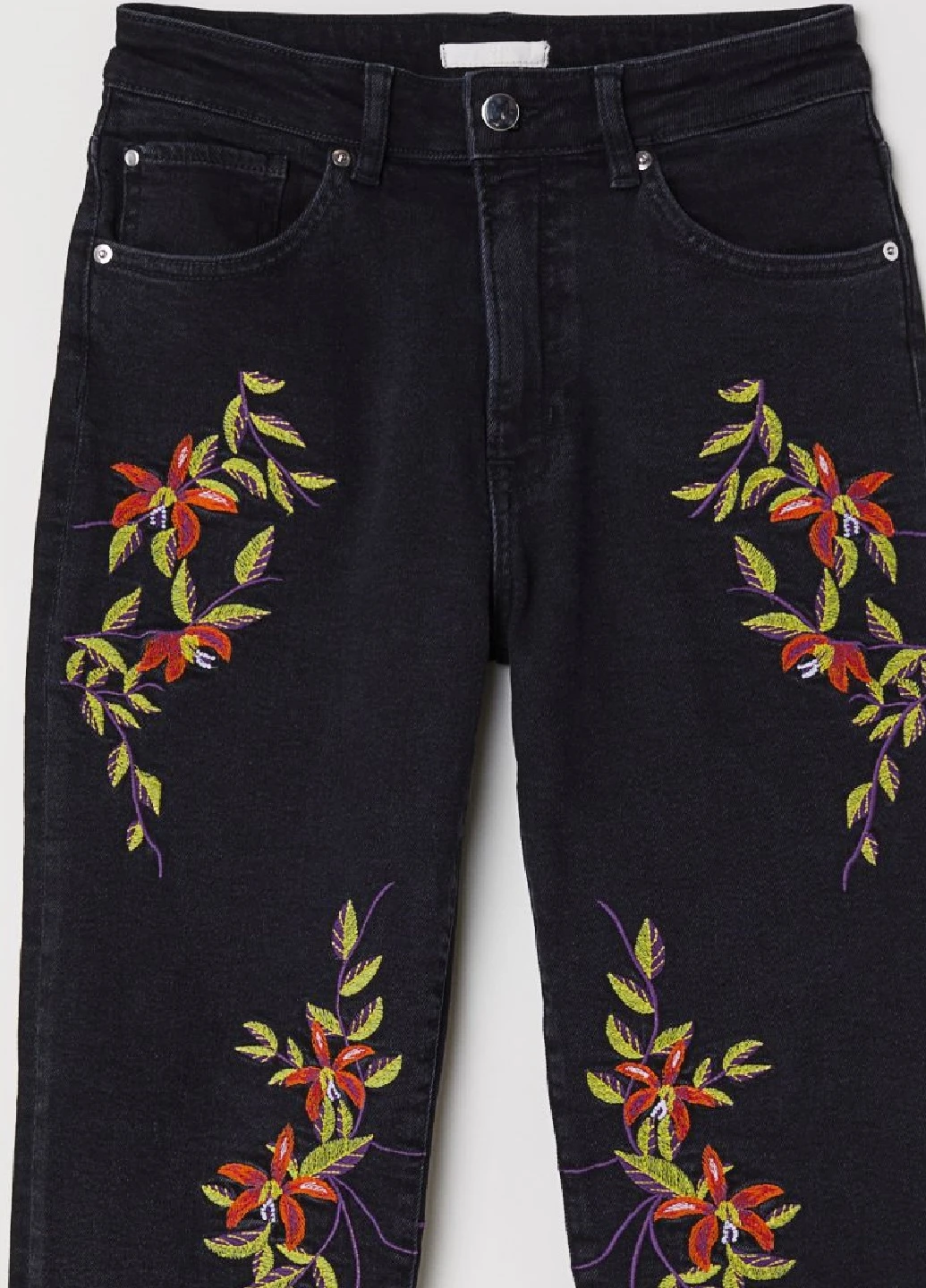 Джинси з вишивкою Jeans with embroidery H&M - (251974070)