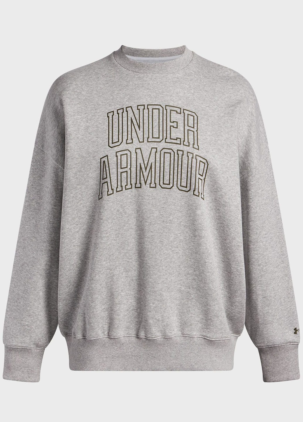 Серый свитшот Under Armour логотип без декора (361230558)