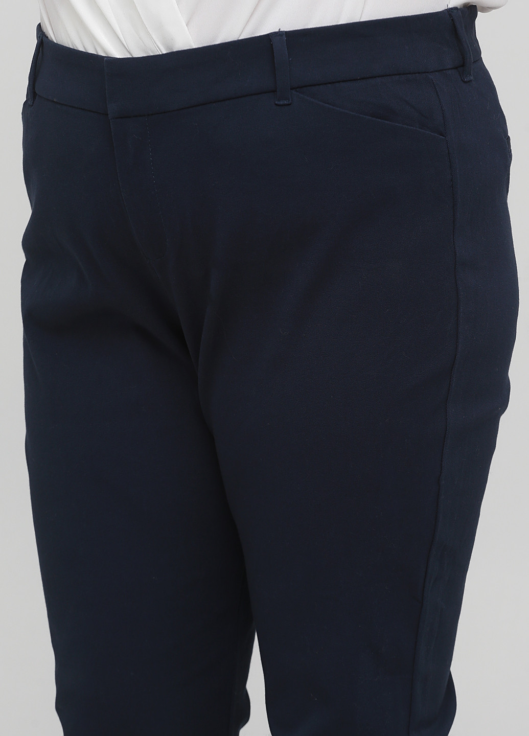 Темно-синие кэжуал демисезонные зауженные брюки Old Navy