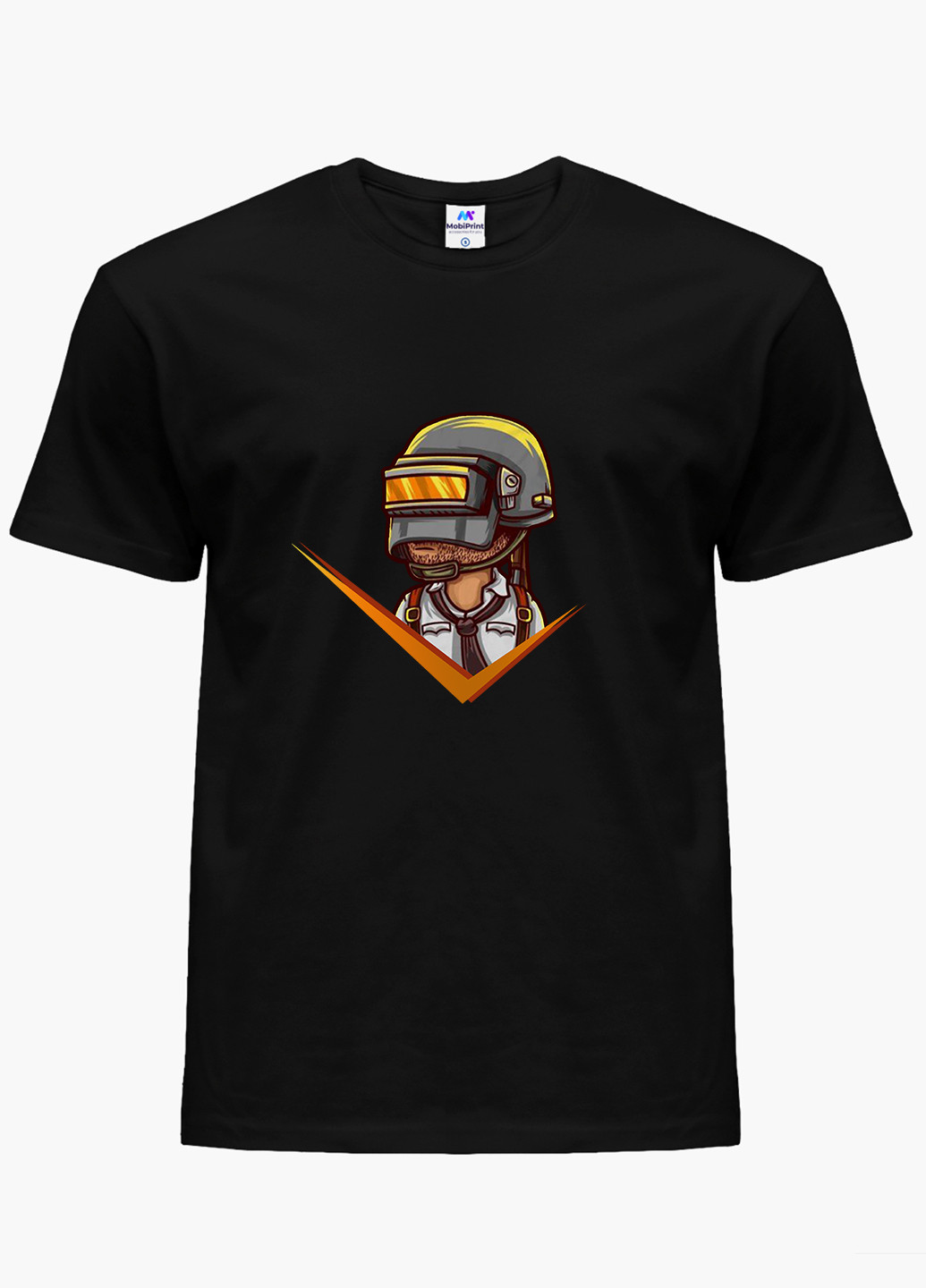 Черная демисезонная футболка детская пубг пабг (pubg)(9224-1187) MobiPrint