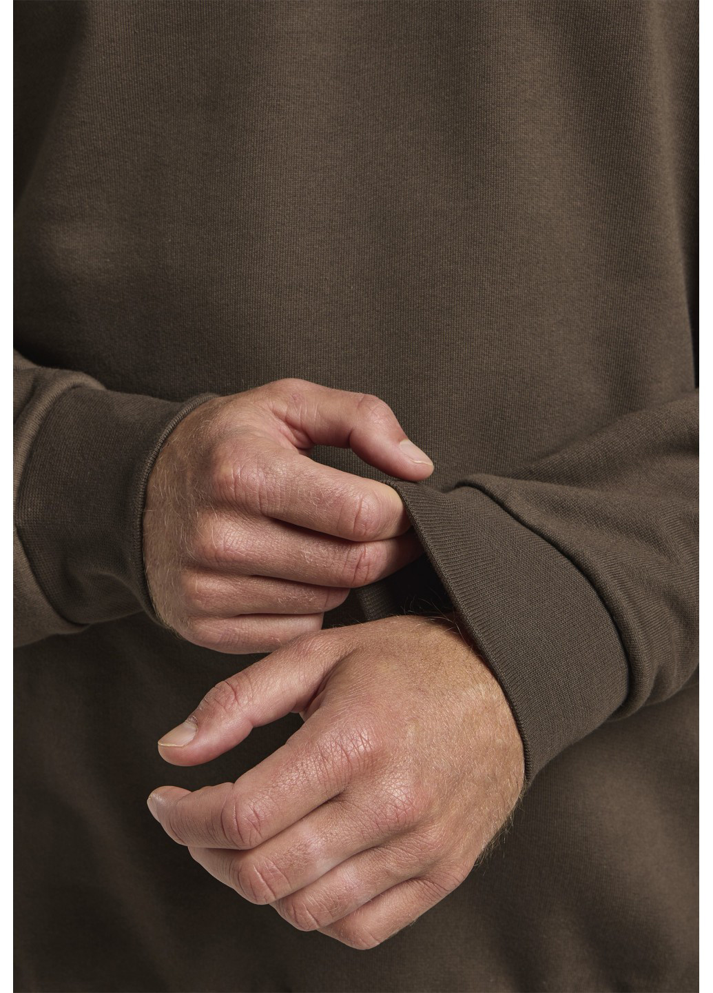 Коричневый свитшот Jack Wolfskin логотип без декора (328434743)