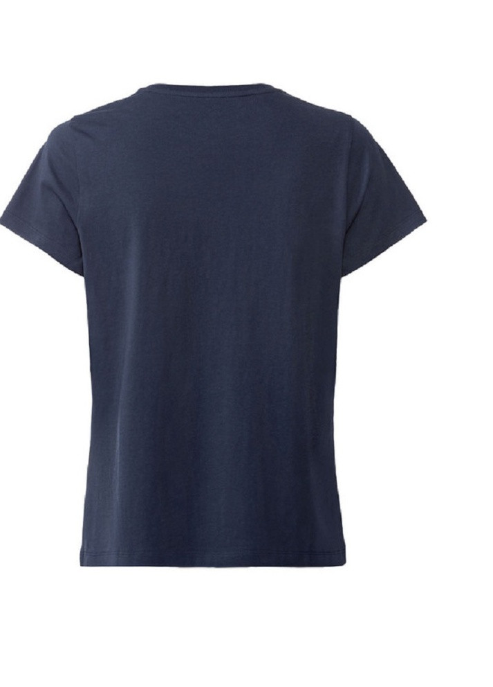 Темно-синяя всесезон женская пижама футболка + шорты Esmara