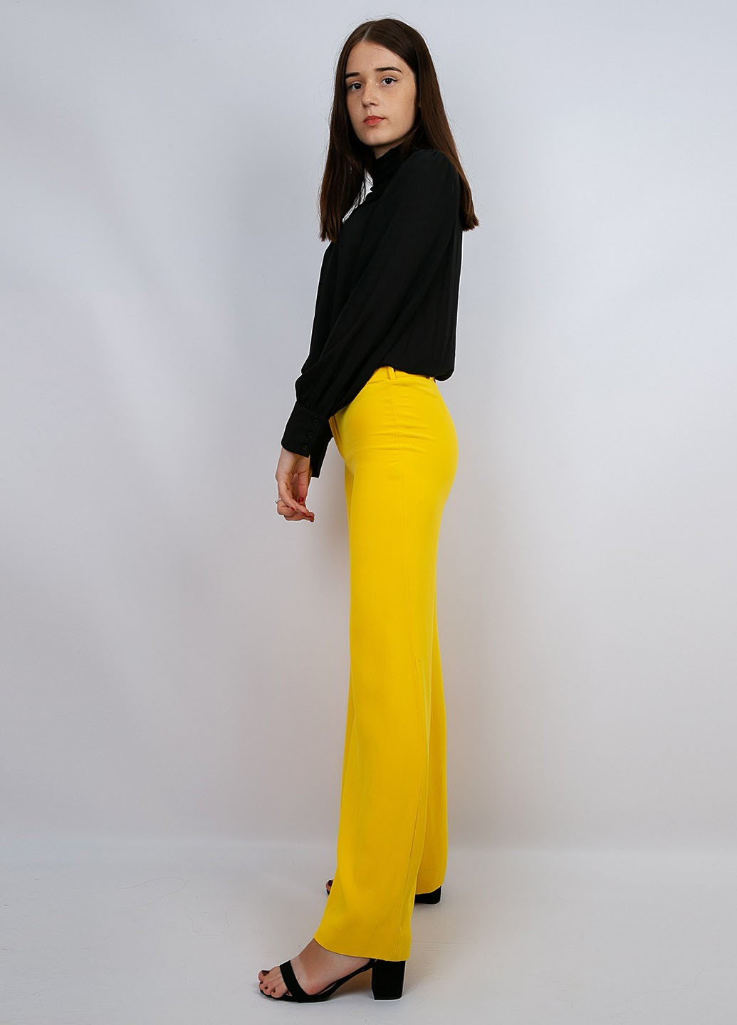 Желтые кэжуал летние клеш брюки Ralph Lauren