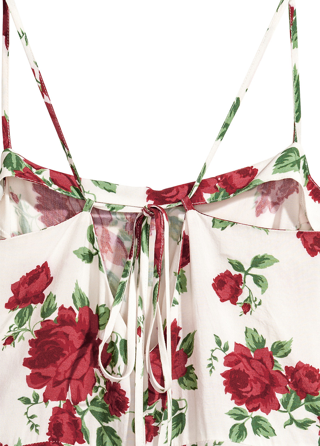 Комбинезон H&M комбинезон-шорты цветочный комбинированный кэжуал вискоза