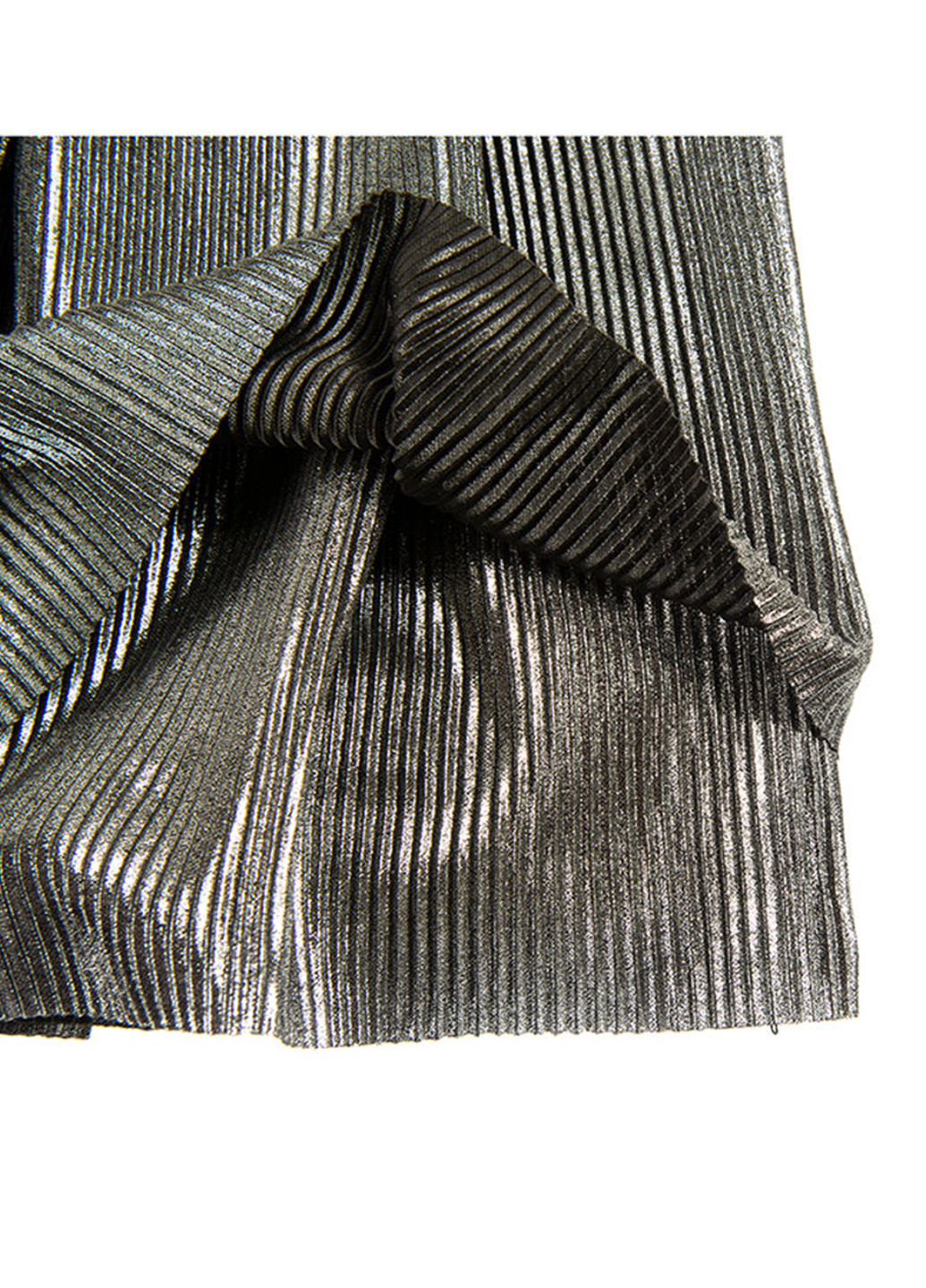 Серебряная кэжуал однотонная юбка Cool Club плиссе, клешированная