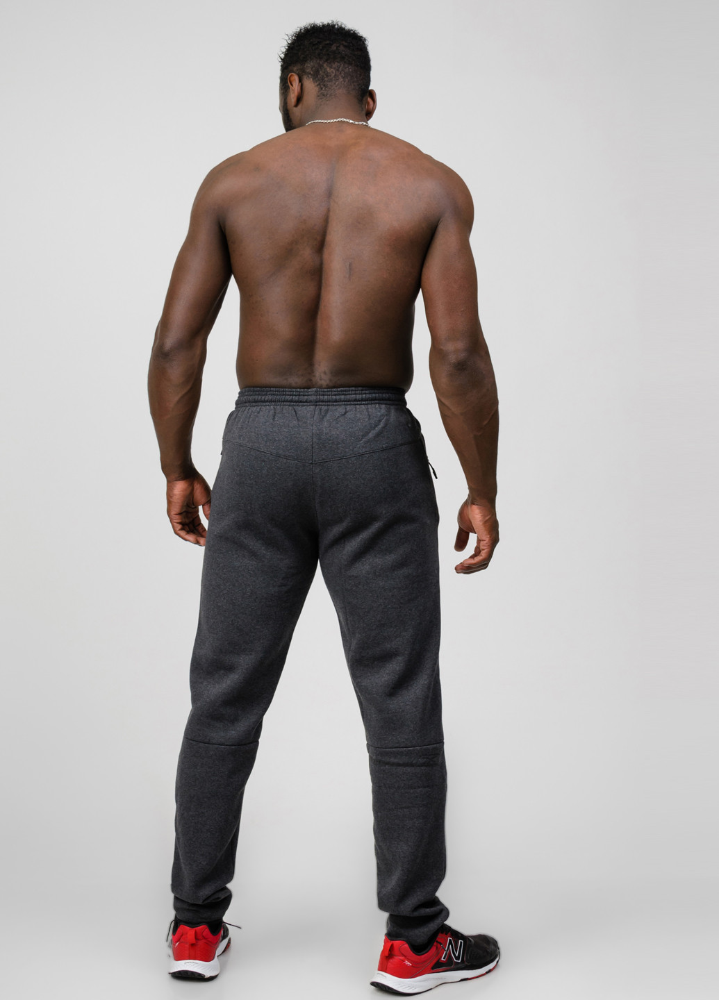 Темно-серые спортивные демисезонные джоггеры брюки SA-sport