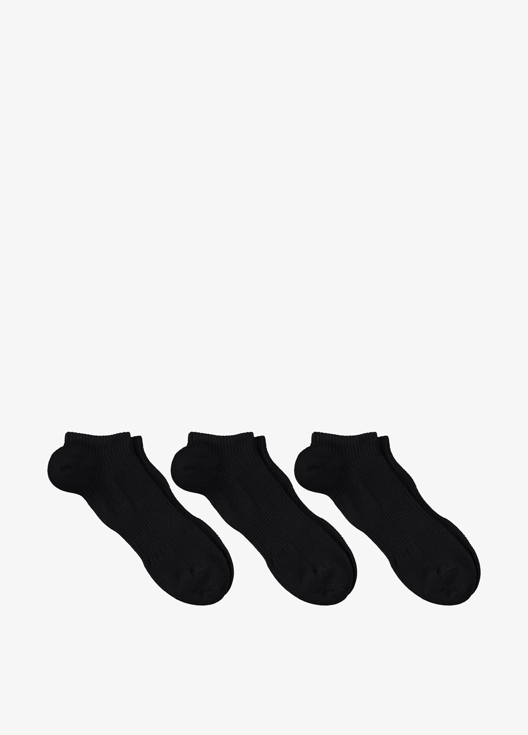 Чорні шкарпетки (3 пари) UNITED4 однотонні (329058586)