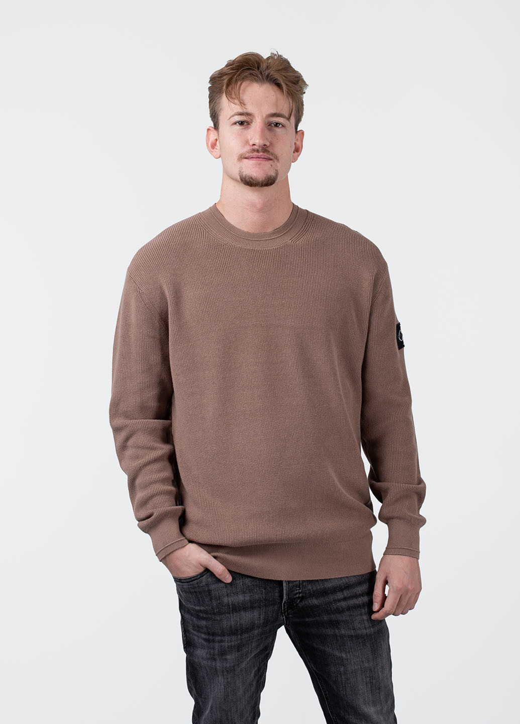 Коричневий демісезонний джемпер джемпер Calvin Klein